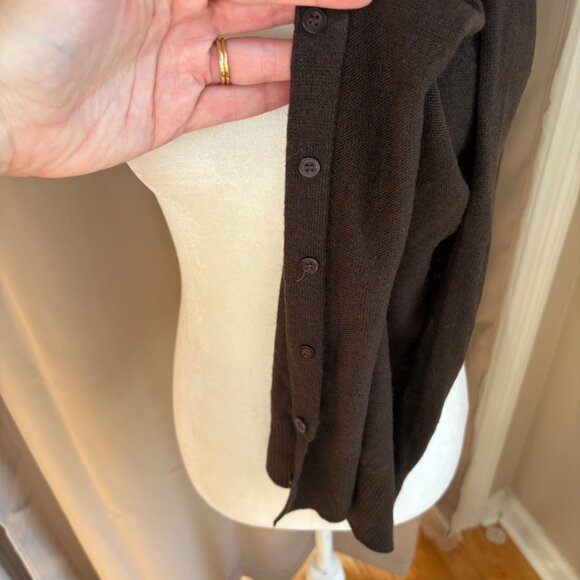 ViVi Designs NWT Convertible Button Cozy Scarf in Black Coffee One Size - Picture 4 of 6